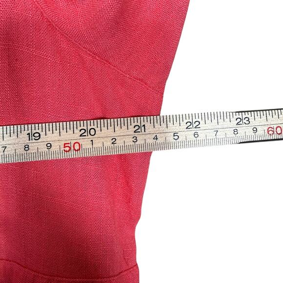 J. Jill Dress Lot – Coral Button Front Dress + Black Gingham Dress | Large - Picture 8 of 16